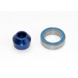 Cojinete con Adaptador de aluminio 6061-T6 (anodizado en azul) (1pcs)