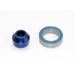 Cojinete con adaptador Traxxas de aluminio 6061-T6 anodizado azul (1pcs) TRX6893X