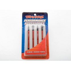 Punteras de aluminio Traxxas (anodizado rojo) (4pcs) TRX7138X