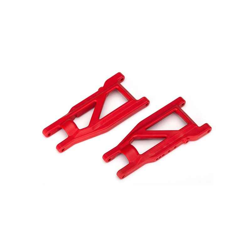 Brazos de suspensión Traxxas delantero trasero izquierdo y derecho heavy duty rojo (2pcs) TRX3655L