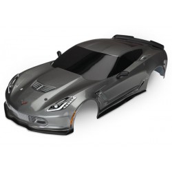 Carrocería Traxxas Chevrolet Corvette Z06 Pintada Gris TRX8386A