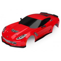 Carrocería Traxxas Chevrolet Corvette Z06 Pintada Roja TRX8386R