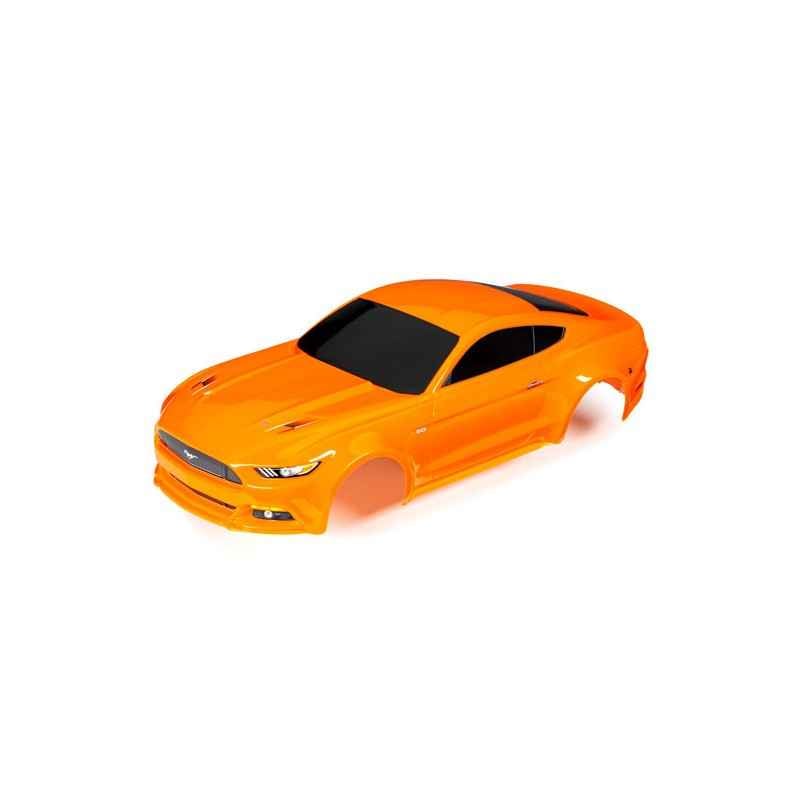 Carrocería Traxxas Ford Mustang pintada Naranja TRX8312T