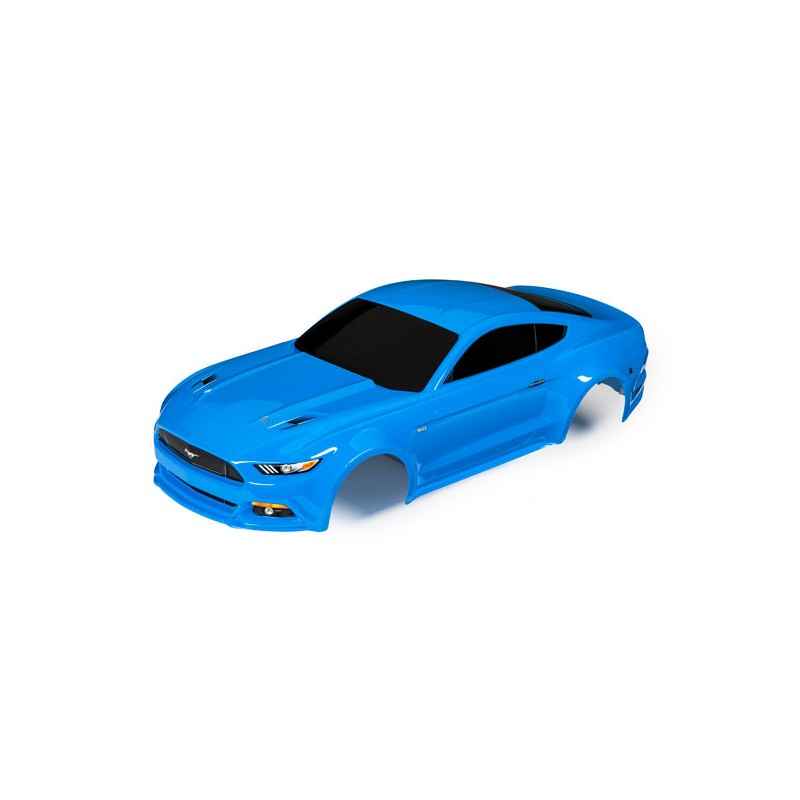 Carrocería Traxxas Ford Mustang pintada Azul TRX8312A