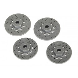 Cubos de rueda hexagonales Traxxas (rotores de freno de disco) (4pcs) TRX8356