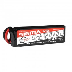 Batería Lipo 3S 11.1V 4200mAh 45C XT60 RC Plus Sigma RC-G45-SIGMA-45C-XT60