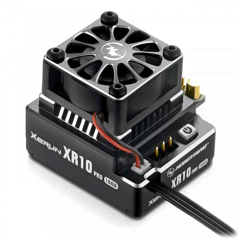 Variador Hobbywing Xerun XR10 Pro Brushless ESC Negro 160A 2-3s LiPo HW30112600