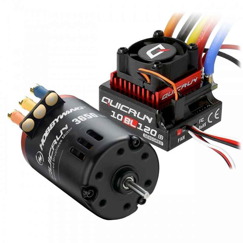 Combo Hobbywing 10BL120 G2 Sensor 3650SD 10.5T HW38020381