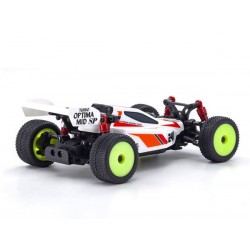 Kyosho Mini-Z MB010 Readyset 4WD Turbo Optima Mid Special - Blanco K.32095W