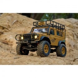 FMS 1:24 FCX24M Land Rover Defender 90 Trophy Edition RTR FMS12491RTR-YL