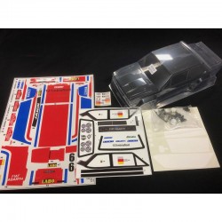 Carroceria de Lexan 1:10 con adhesivos Fiat France 131 Abarth WRC transparente EZRL2334