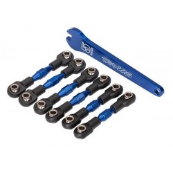 Tensores de aluminio Traxxas anodizado en azul (6pcs) TRX8341X