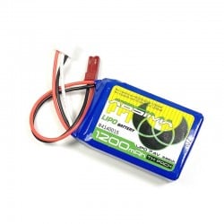 Bateria Absima para emisoras TX LiPo 2S 7.4V 1200mAh SC BEC-Plug 4140015