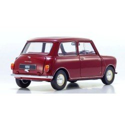 Mini Morris Minor Cherry Red Kyosho 1:18 KS08964R