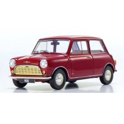 Mini Morris Minor Cherry Red Kyosho 1:18 KS08964R