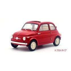 Fiat Nuova 500 Coral Red Kyosho 1:18 KS08966R