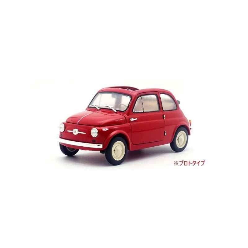 Fiat Nuova 500 Coral Red Kyosho 1:18 KS08966R