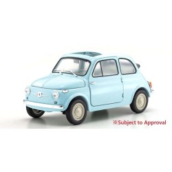 Fiat Nuova 500 Celeste Blue Kyosho 1:18 KS08966LB