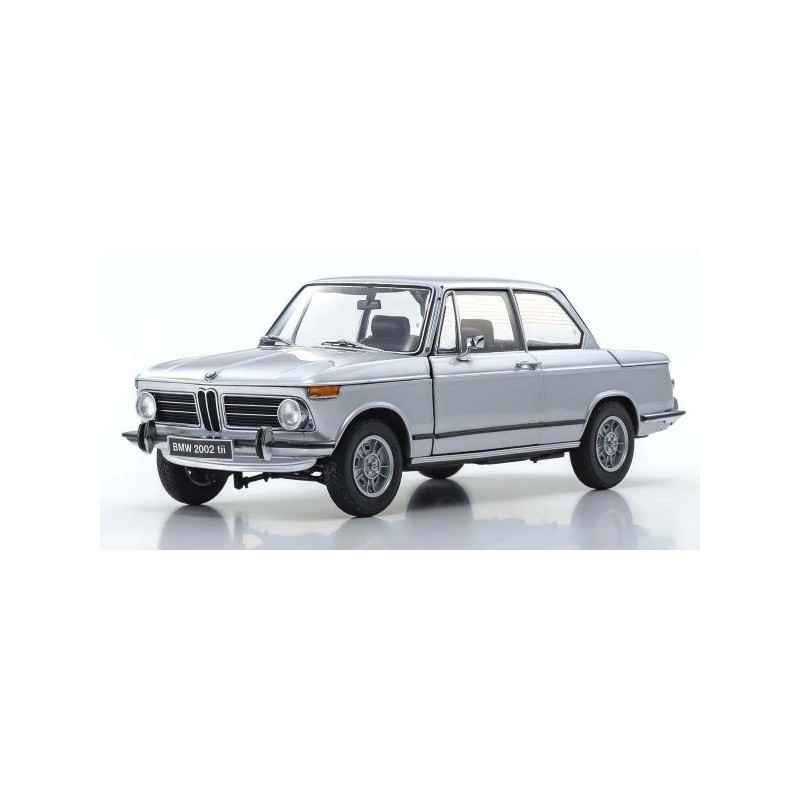 BMW 2002 Tii 1972 Silver Kyosho 1:18 KS08543S