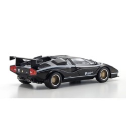 Lamborghini Countach LP500R Black-White Kyosho 1:18 KS08320C