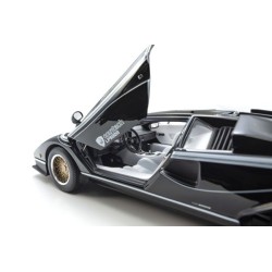 Lamborghini Countach LP500R Black-White Kyosho 1:18 KS08320C