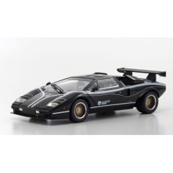 Lamborghini Countach LP500R Black-White Kyosho 1:18 KS08320C