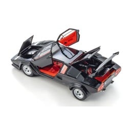 Lamborghini Countach LP5000 Quattrovalvove Black Kyosho 1:18 KS08320BK