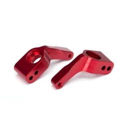 Manguetas de aluminio anodizado rojo 6061-T6 Traxxas TRX3652X