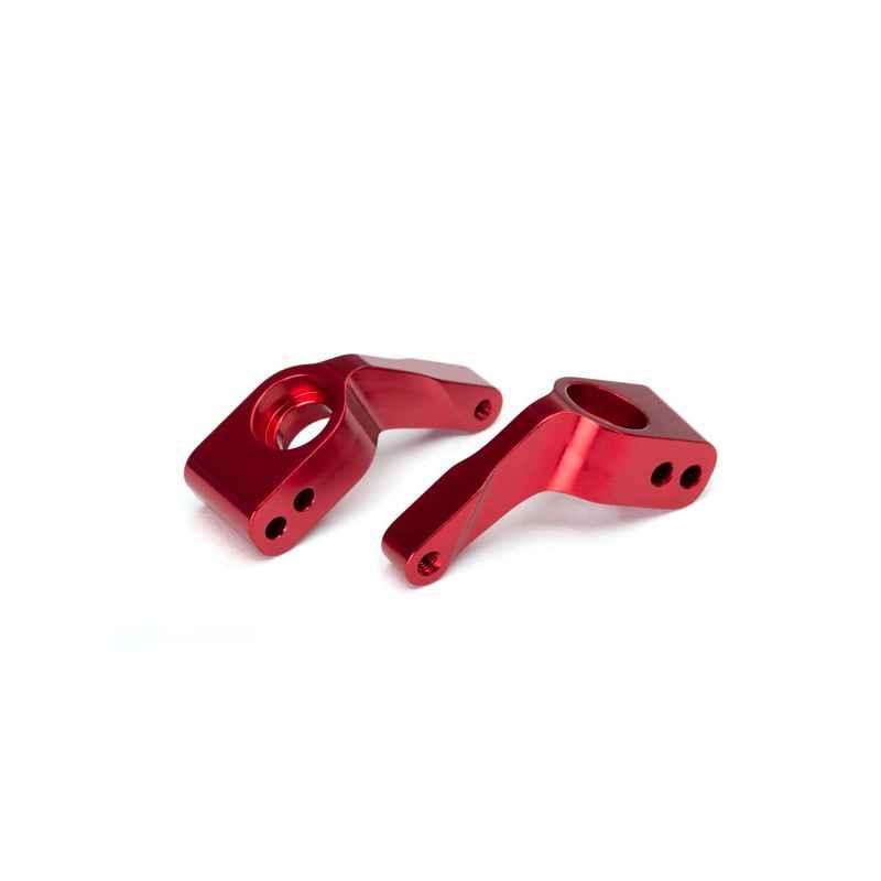 Manguetas de aluminio anodizado rojo 6061-T6 Traxxas TRX3652X