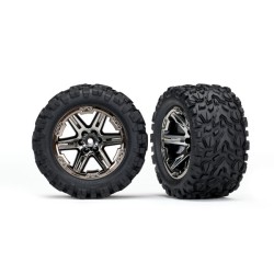 Neumáticos premontados Traxxas Talon EXT de 2,8" con ruedas RXT (2) cromo negro TRX6773X