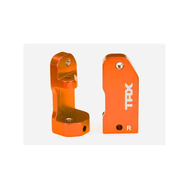 Bloques de ruedas Traxxas 30 grados de aluminio 6061-T6 anodizado naranja (2pcs) TRX3632T