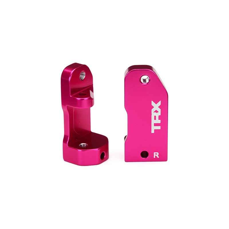 Bloques de ruedas Traxxas 30 grados de aluminio 6061-T6 anodizado rosa (2pcs) TRX3632P