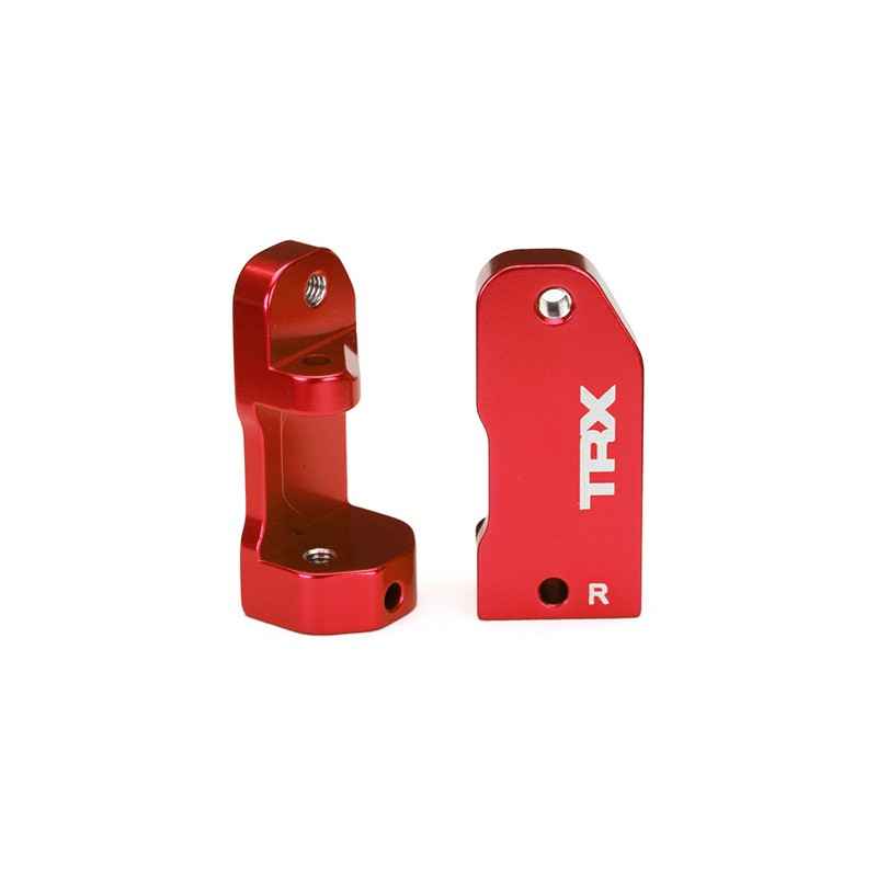 Bloques de ruedas Traxxas 30 grados de aluminio 6061-T6 anodizado roja (2pcs) TRX3632X