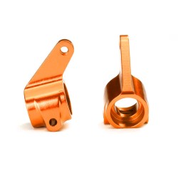 Bloques de dirección Traxxas de aluminio 6061-T6 anodizado naranja TRX3636T