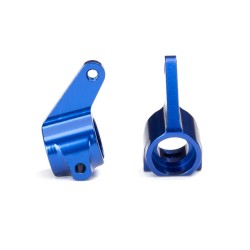 Bloques de dirección Traxxas de aluminio 6061-T6 anodizado azul TRX3636A