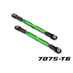 Enlaces de inclinación traseros Traxxas aluminio anodizado en verde 7075-T6 (73mm) (2pcs) TRX3644G