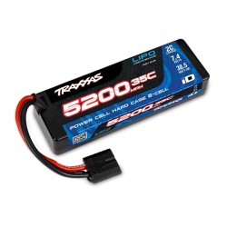 Bateria LIPO Traxxas 5200mAh 7.4V 2S 35C Caja Dura Conector ID TRX2844R