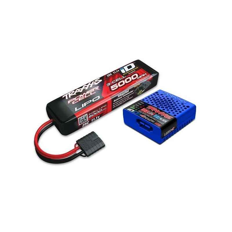 Pack de baterias y cargador Traxxas 3S Cargador USB-C y bateria 3S 5000mah TRX2985-3S