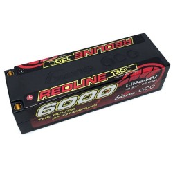 Bateria LiPo Gensace Redline 4S HV 15.2V-130C-6000 (5mm) 139x47x37mm 450g GE4RL-6000H-4LCG