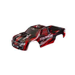 Carrocería Traxxas Stampede® Roja sin clips TRX3620-RED