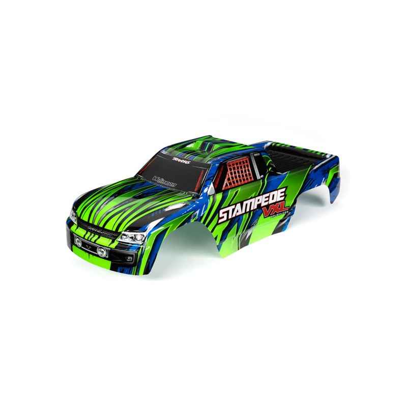 Carrocería Traxxas Stampede® VXL Verde sin clips TRX3620-GRN