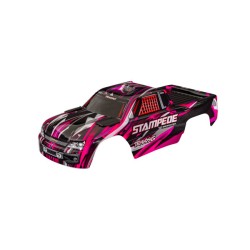 Carrocería Traxxas Stampede® VXL Rosa sin clips TRX3620-PINK