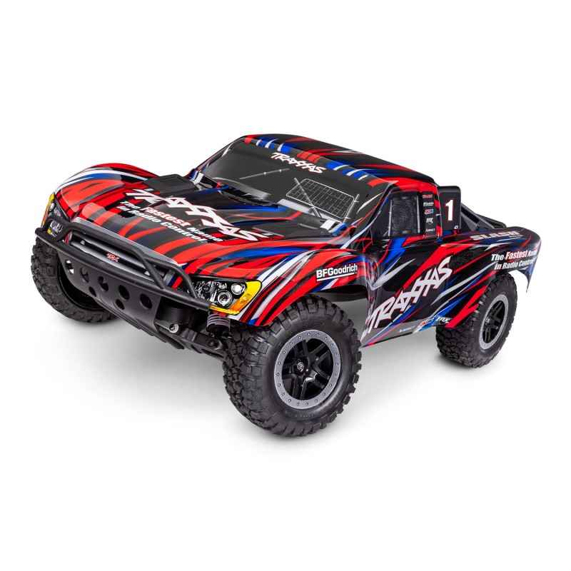 Traxxas Slash 2WD 1/10 Brushless BL-2S Rojo sin clips HD TRX58334-4RED