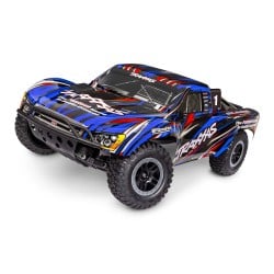 Traxxas Slash 2WD 1/10 Brushless BL-2S Azul sin clips HD TRX58334-4BLUE