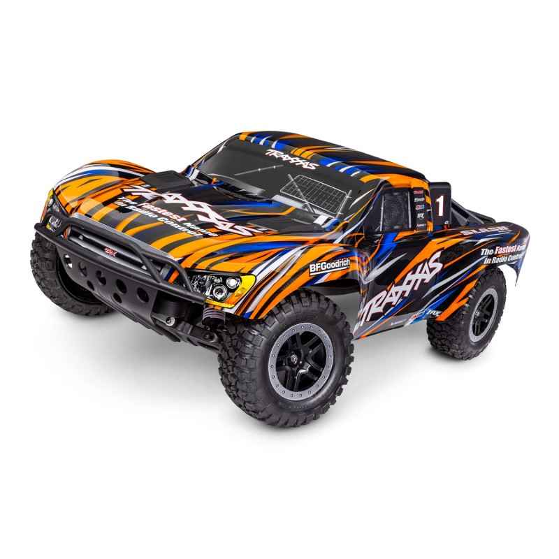 Traxxas Slash 2WD 1/10 Brushless BL-2S Naranja sin clips HD TRX58334-4ORNG