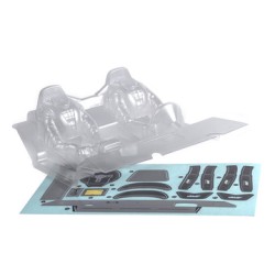 Set interior transparente para Axial RR10 AX31328