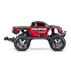 Traxxas Stampede 2WD Rojo con batería y cargador TRX36254-4RED