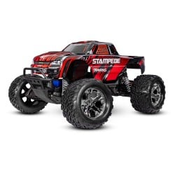 Traxxas Stampede 2WD Rojo con batería y cargador TRX36254-4RED