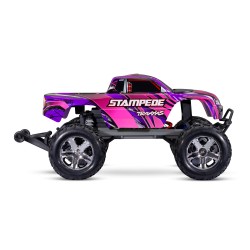 Traxxas Stampede 2WD Rosa con batería y cargador TRX36254-4PINK