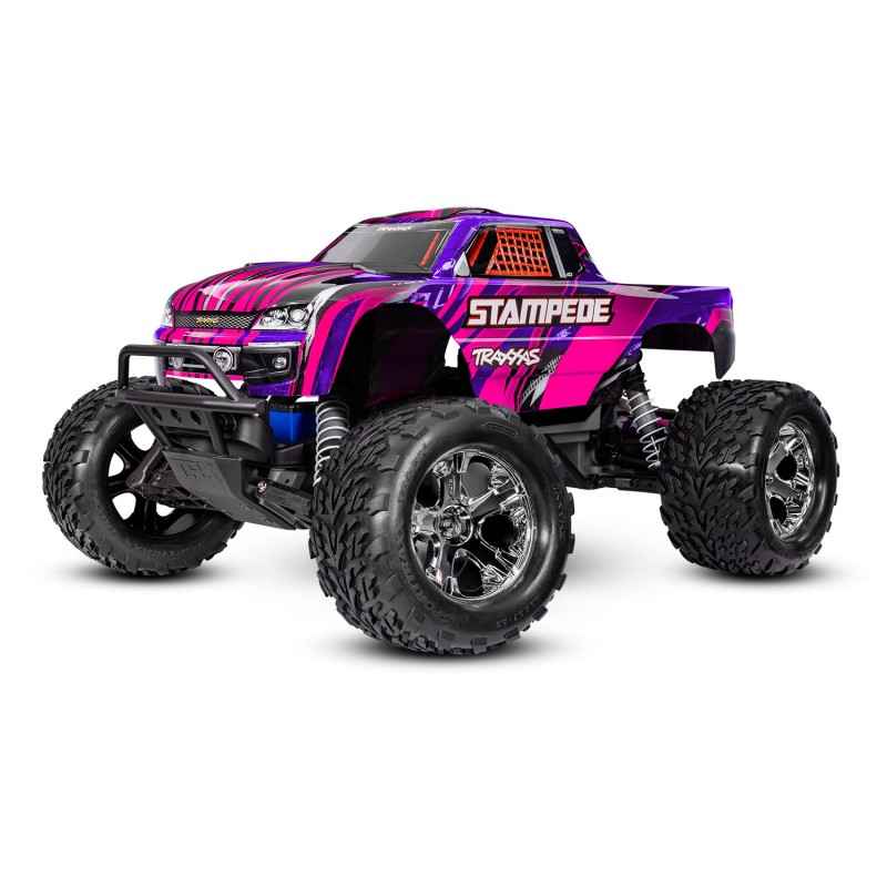 Traxxas Stampede 2WD Rosa con batería y cargador TRX36254-4PINK